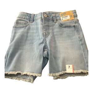Thereabouts Girls Denim Shorts Light Wash Size 7